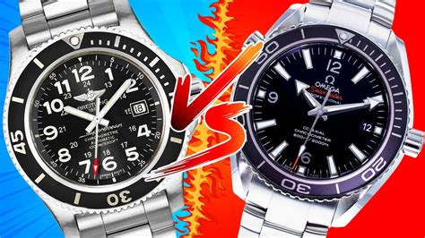 breitling superocean vs omega|breitling superocean 42 lug to.